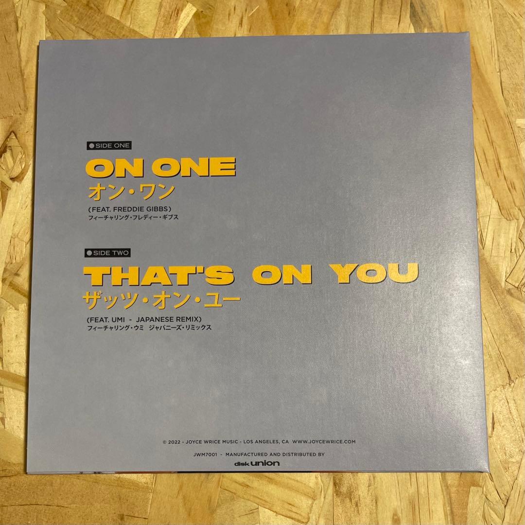 新品 Joyce Wrice On One / That’s On You