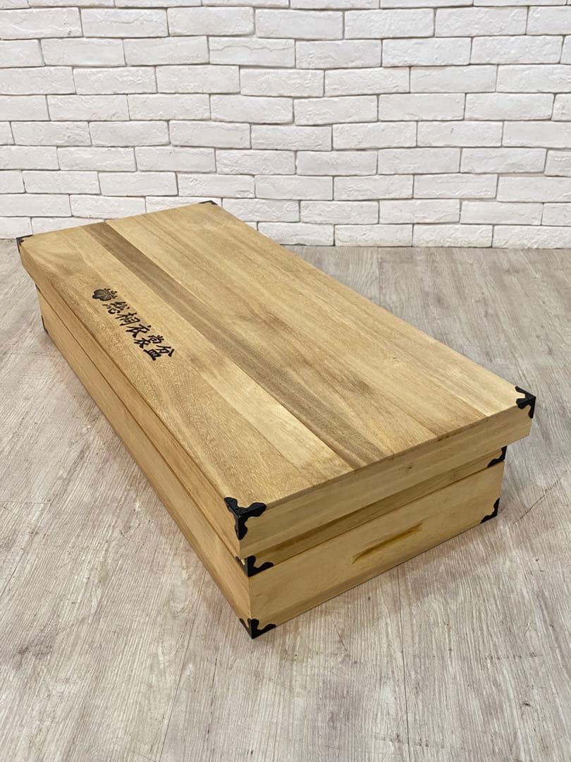 【susan】　3割引7840円→7500円4万円　新品　総桐衣装盆　２段