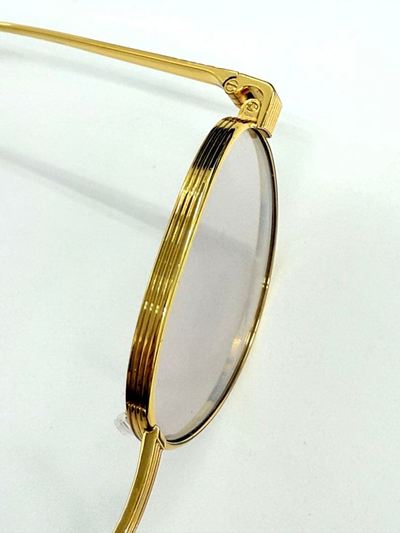GUCCI グッチ　サングラス 眼鏡　ラウンド ゴールドフレーム