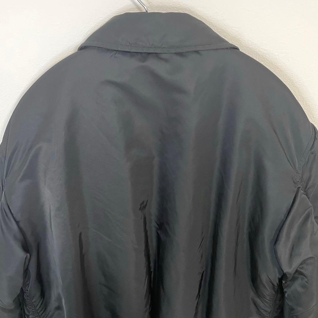 【希少Lサイズ】美品 アルファ CWU-45/P 黒 フライトジャケット