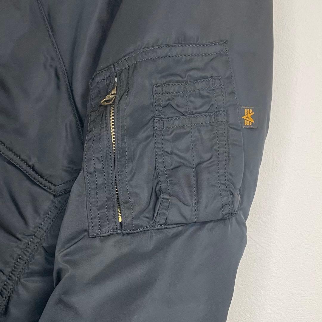 【希少Lサイズ】美品 アルファ CWU-45/P 黒 フライトジャケット