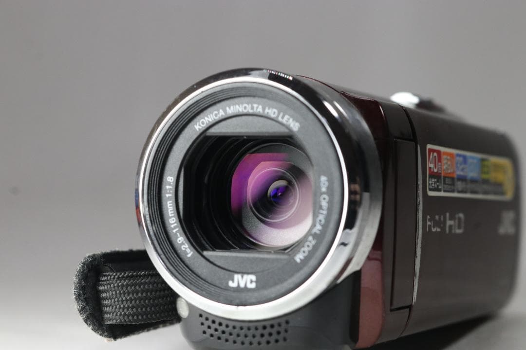 【完動品】JVC Everio GZ-E265-R ビデオカメラ [返品保証]