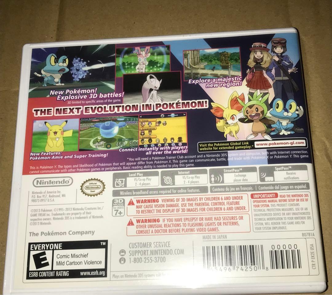 ポケモンY 北米版　Pokemon Y
