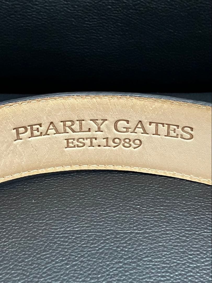 PEARLY GATES パーリーゲイツ ゴルフ ベルト ブラック