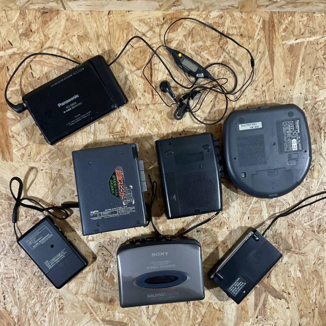 SONY Panasonic カセット CD ラジオ 7台　動作未確認 現状品