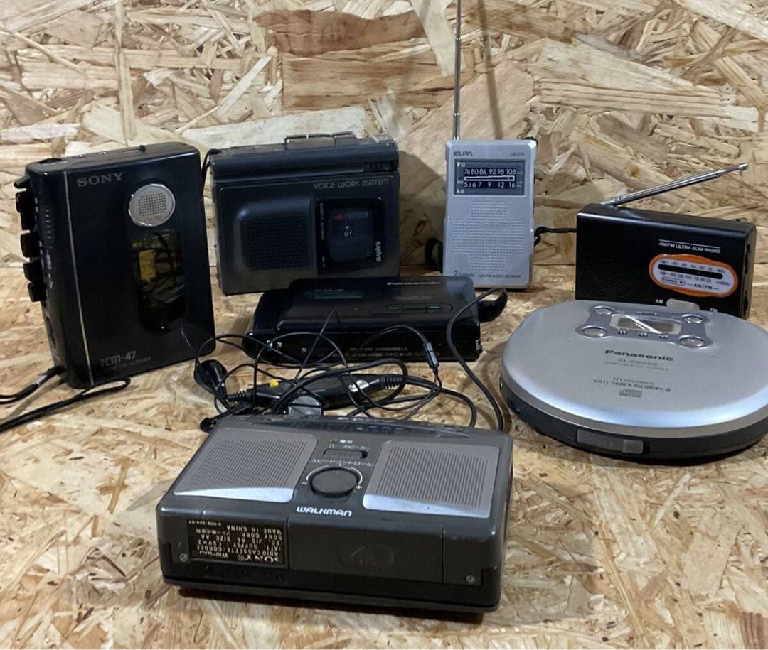 SONY Panasonic カセット CD ラジオ 7台　動作未確認 現状品