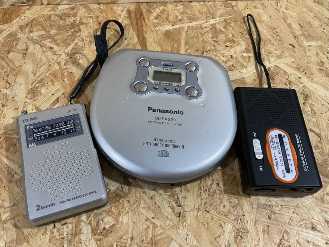 SONY Panasonic カセット CD ラジオ 7台　動作未確認 現状品