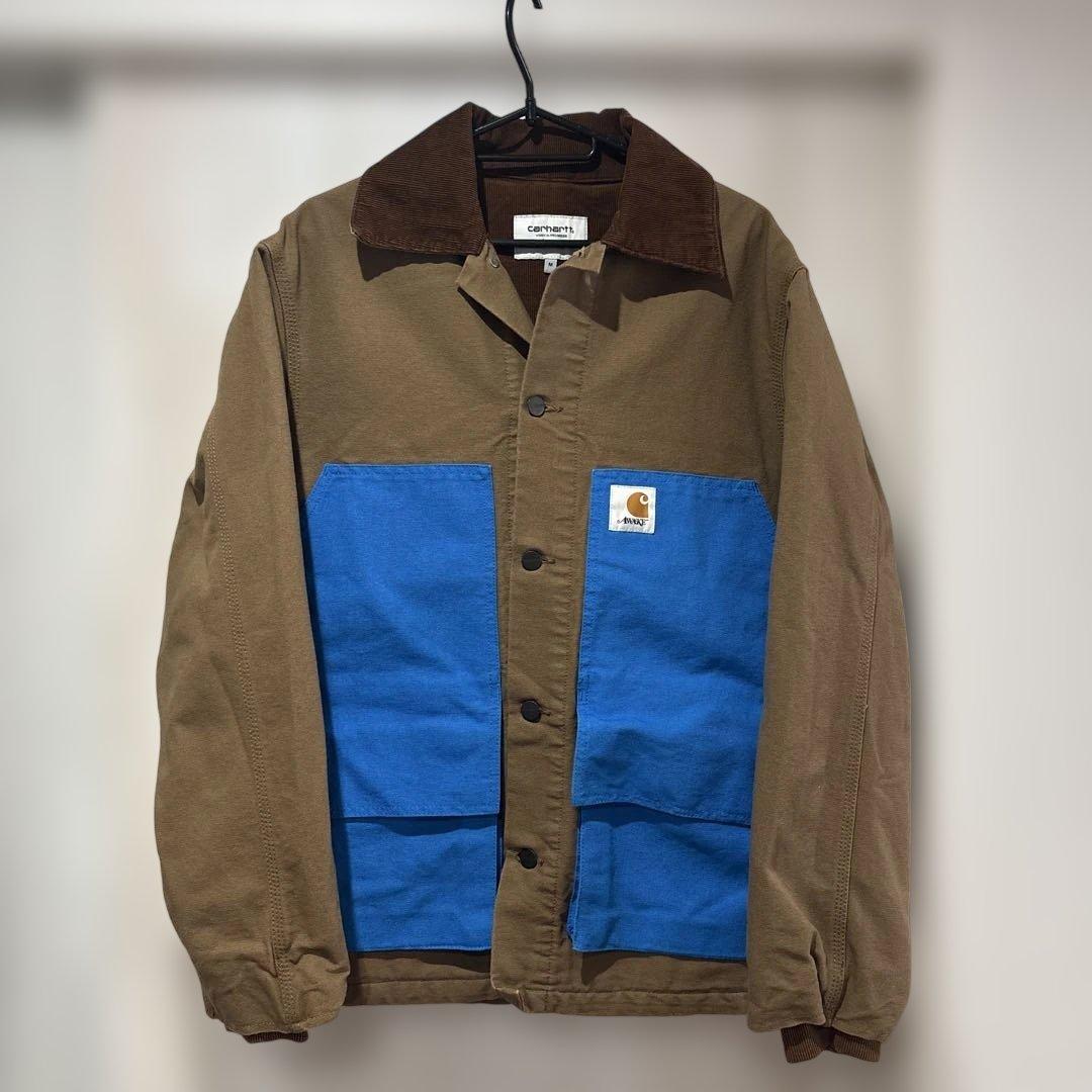 極美品 AWAKE NY × CARHARTT ブラウン/ブルー