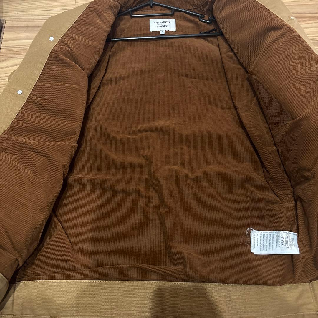 極美品 AWAKE NY × CARHARTT ブラウン/ブルー