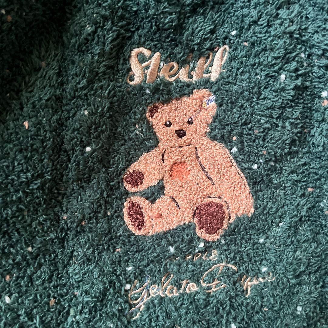 Steiff meets Gelato Pique ルームウェアセット　グリーン