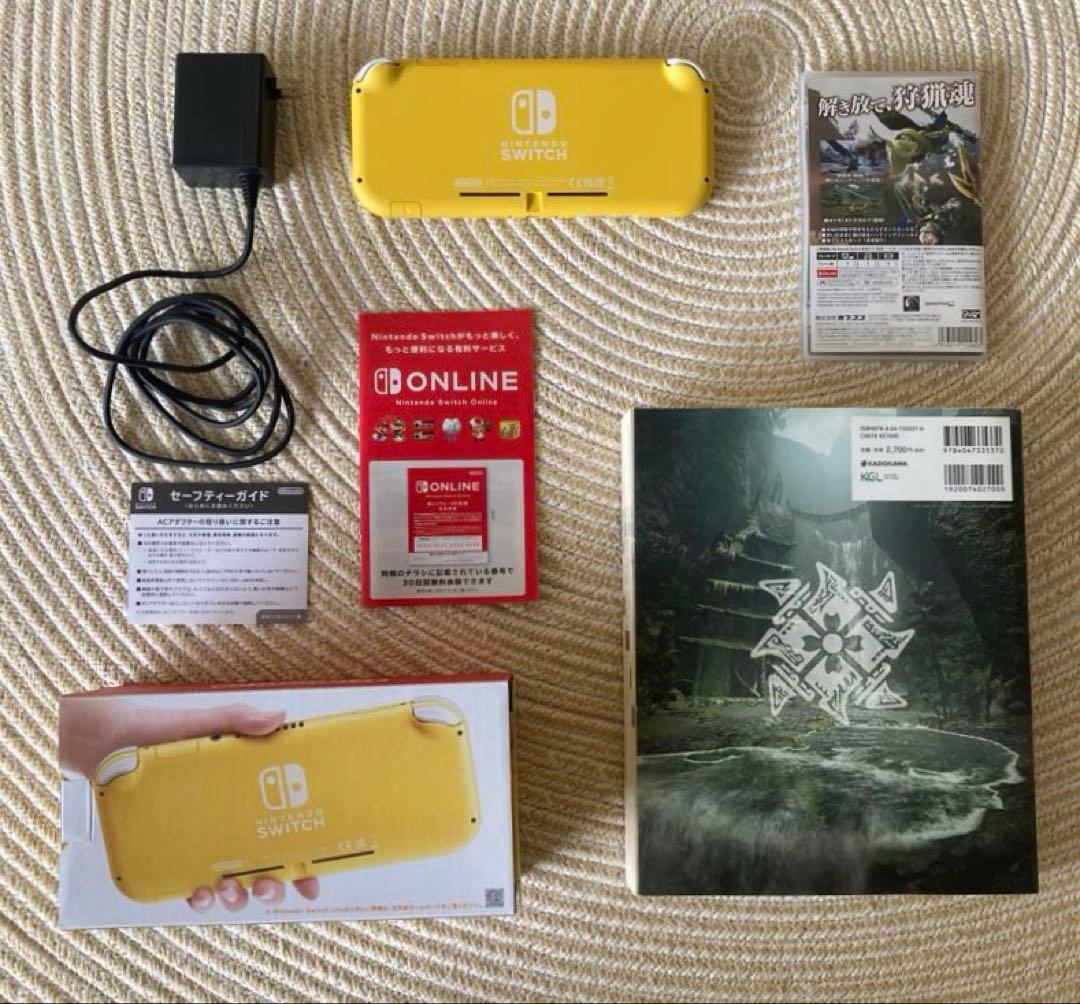 【動作確済】ニンテンドースイッチ　ライト　Switch モンハン　ライズ　セット