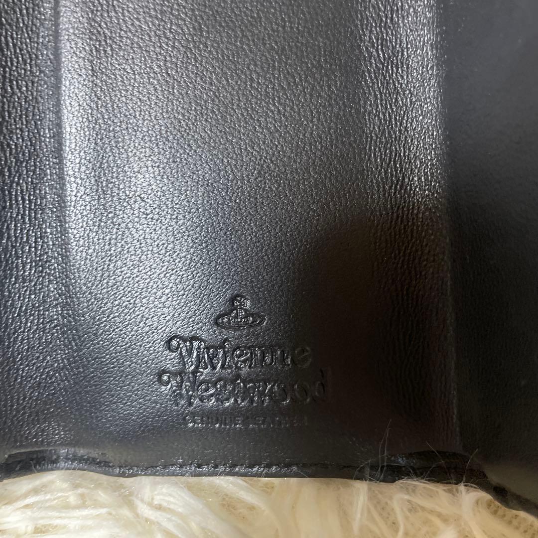 【美品】 Vivienne Westwood エマ 三つ折り財布 ブルーオーブ