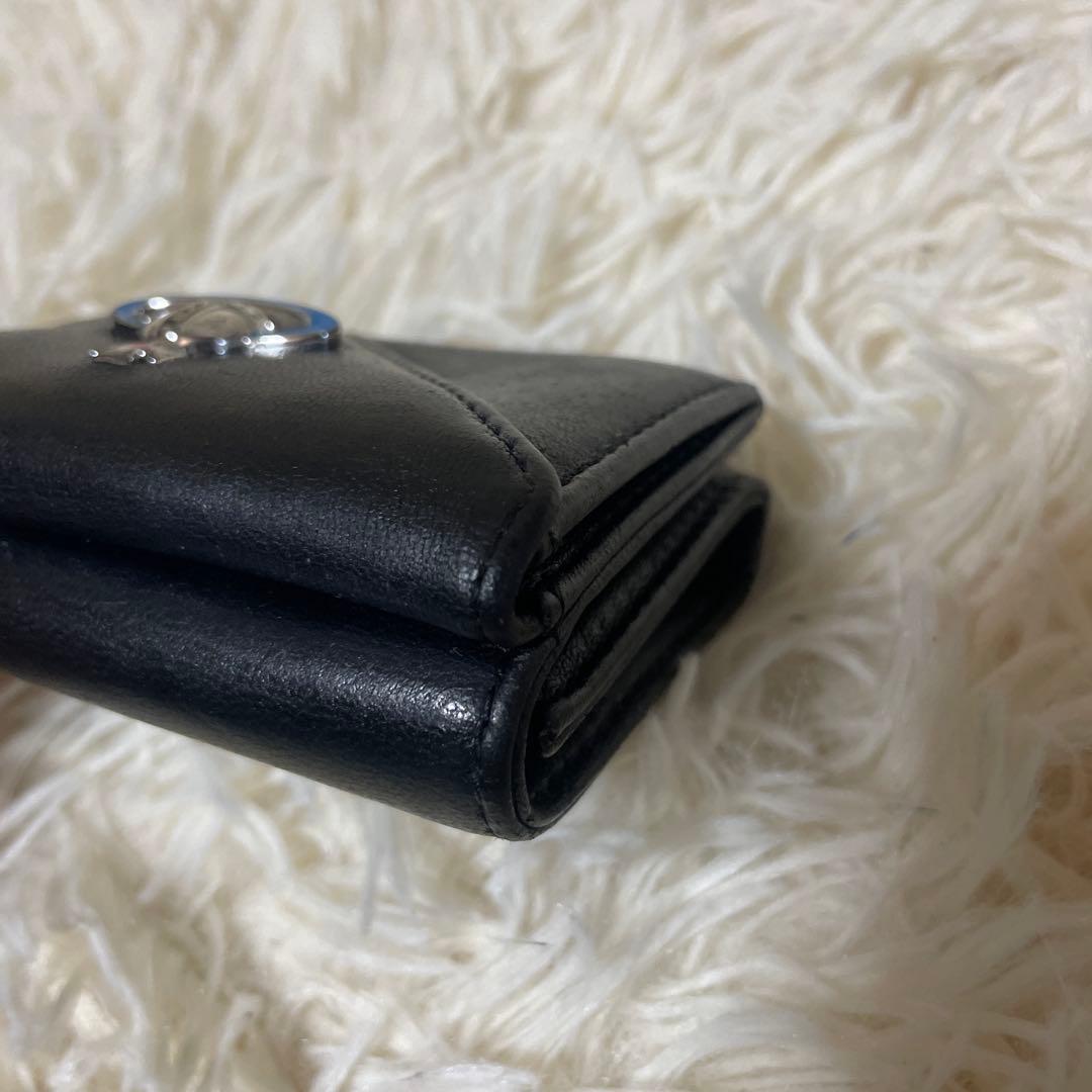 【美品】 Vivienne Westwood エマ 三つ折り財布 ブルーオーブ