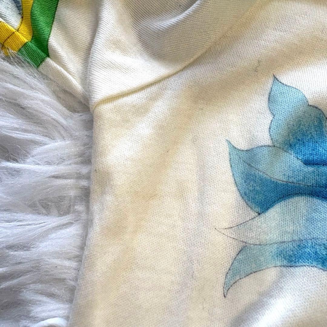 美品✨レオナール コットン100% 花柄 カットソー Tシャツ L レディース