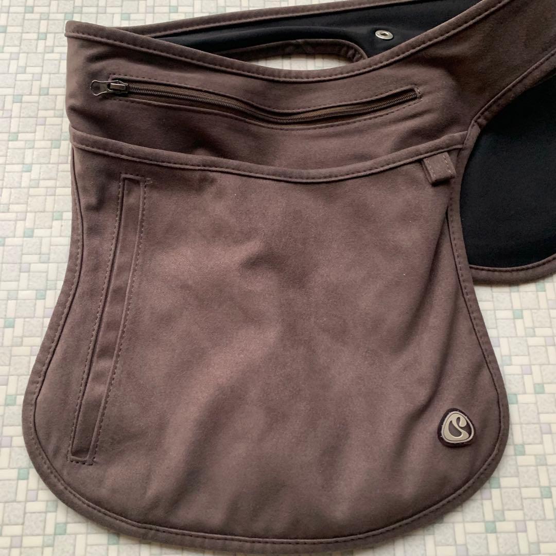 Coyseio SUEDE BELT BAG BROWN ウエストポーチ