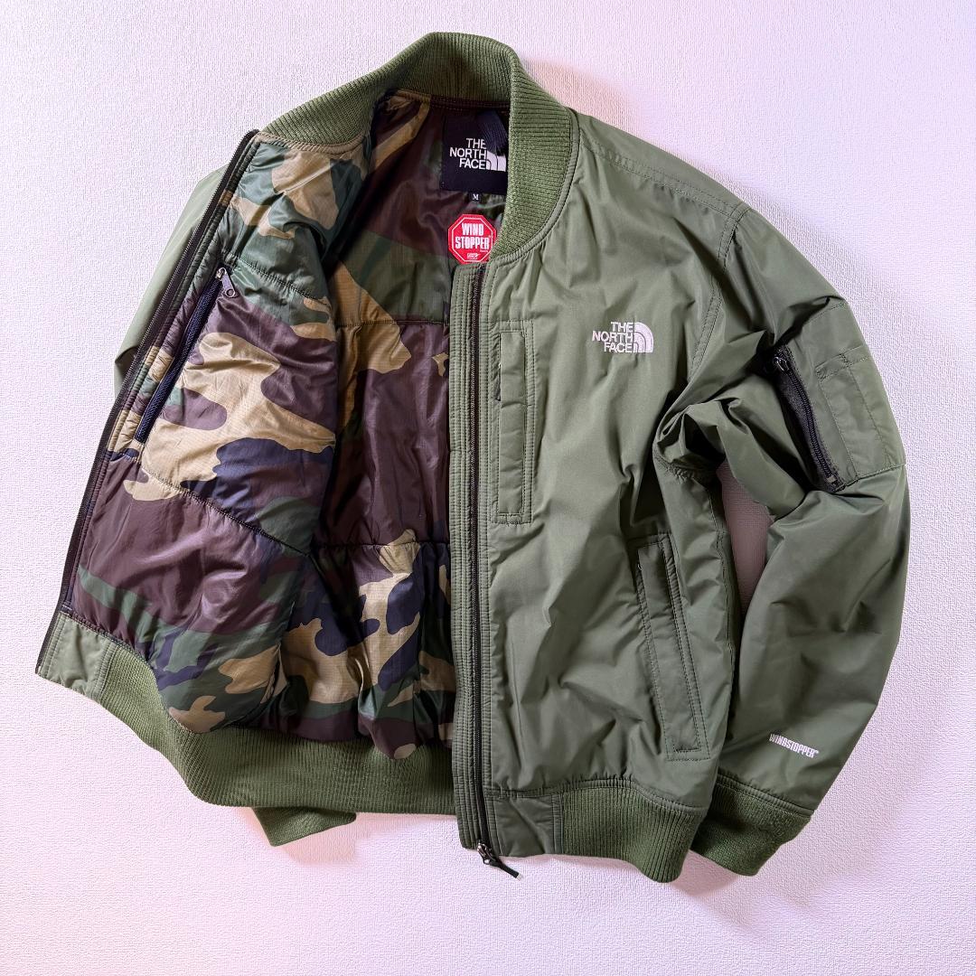 NORTH FACE ノースフェイス NY81510 MA1型 カモフラ裏地 M