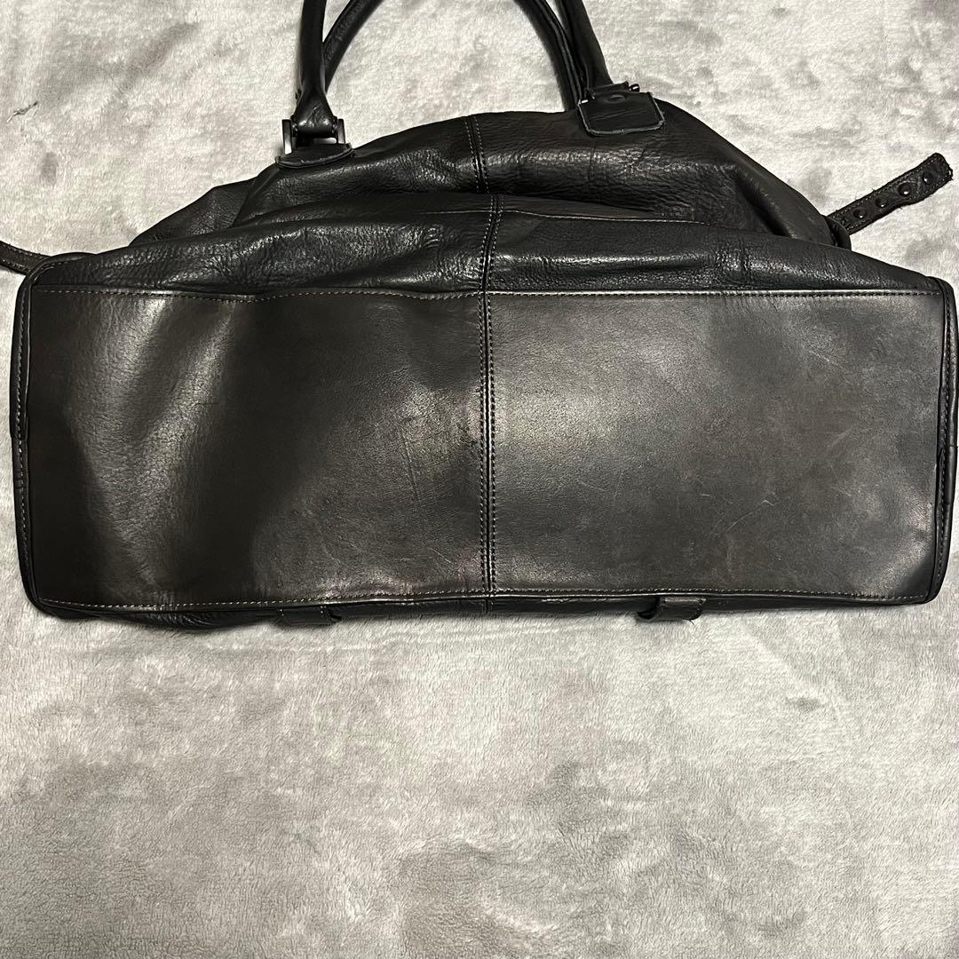 ヒロ 美品 DECADE オイルドレザー 2way ボストンバッグ y2k
