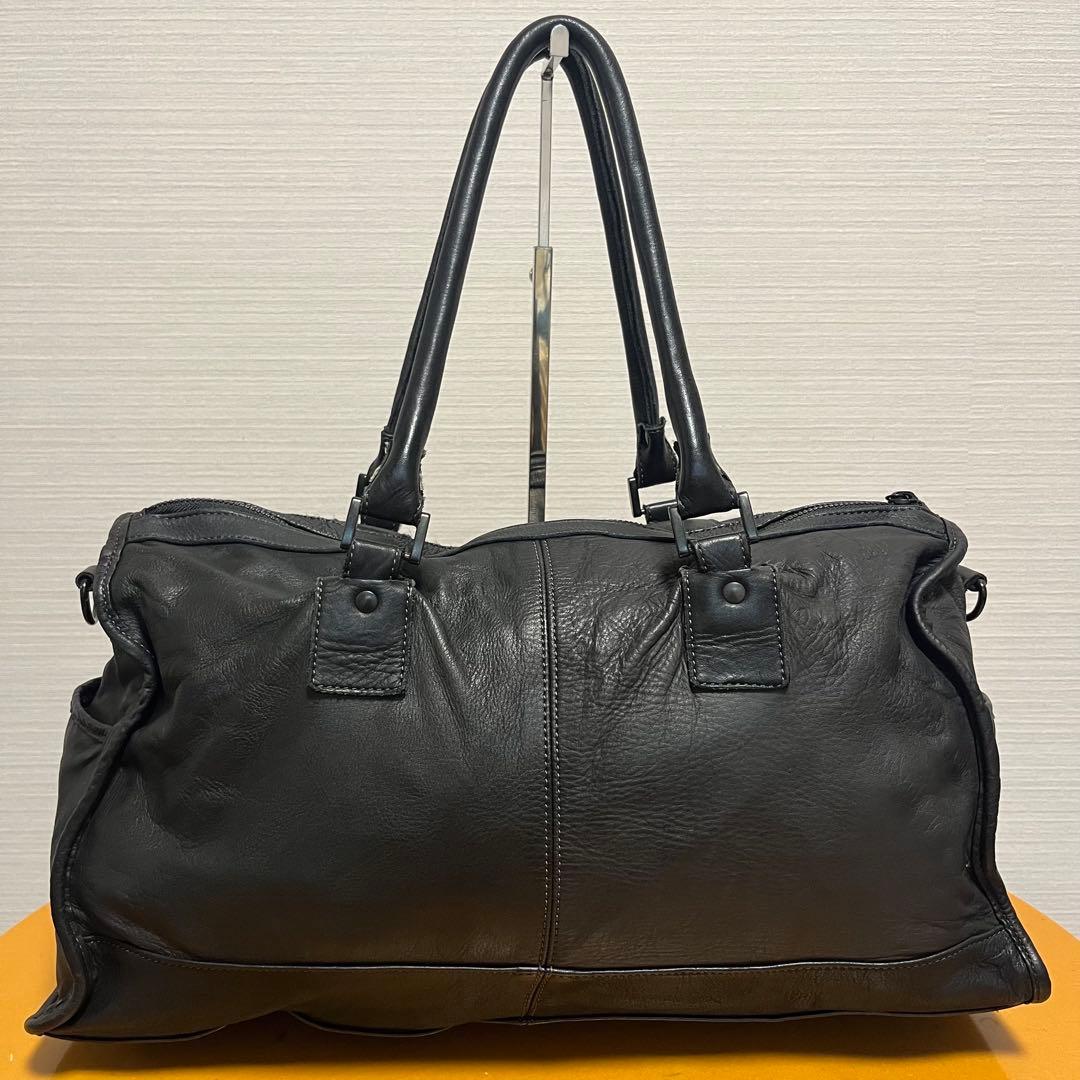 ヒロ 美品 DECADE オイルドレザー 2way ボストンバッグ y2k