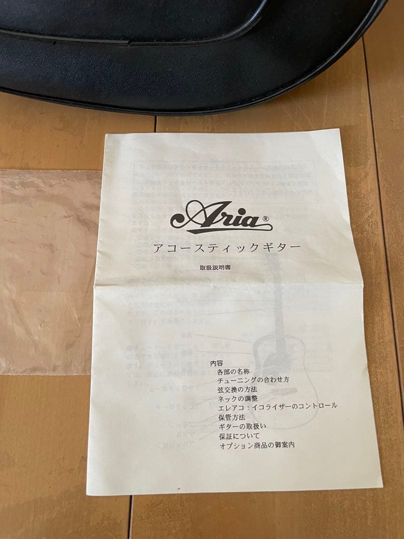 ARIA AMB-JRX ミニアコースティックギター　専用ケース付き