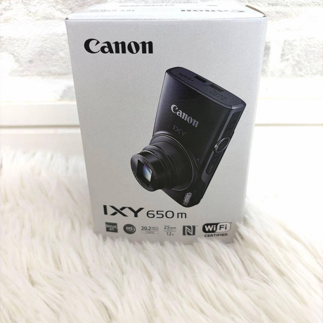 ✨新品未開封✨Canon IXY 650m コンパクトデジタルカメラ　ブラック