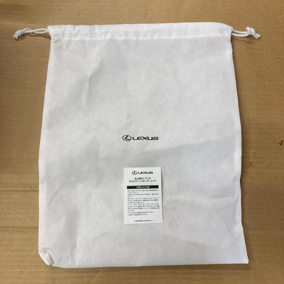 未使用 松山英樹レプリカ クロスイメージボーダーシャツ SRIXON LEXUS