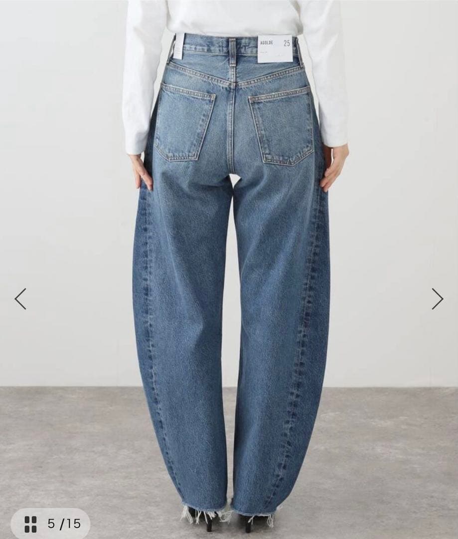 AGOLDE/エーゴールドイー LUNA PIECED JEAN