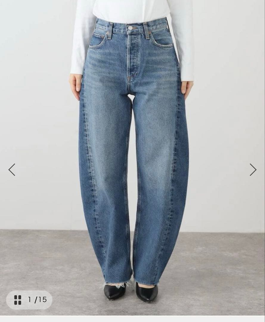 AGOLDE/エーゴールドイー LUNA PIECED JEAN