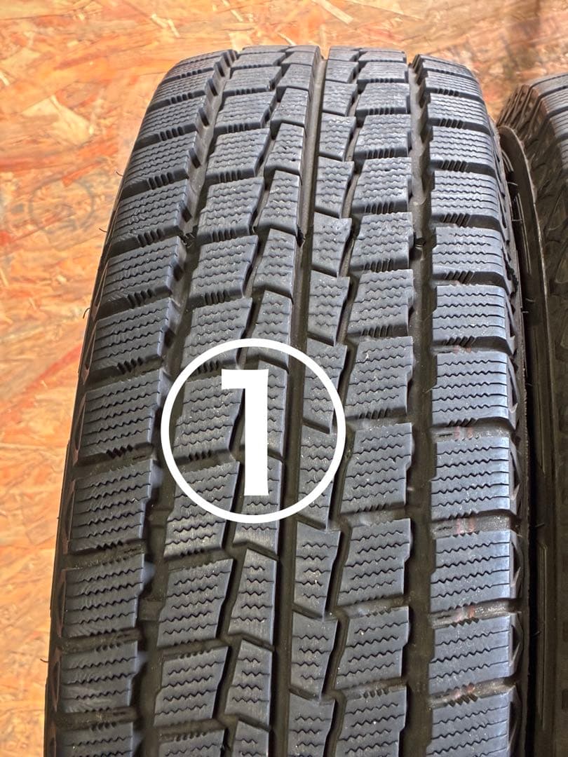 ハイエース キャラバン スタッドレス ４本 195/80R15 107/105L