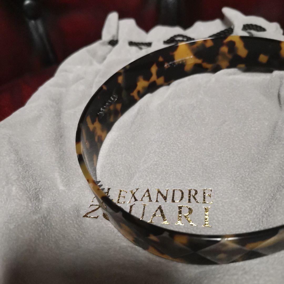 ALEXANDRE ZOUARI ダイヤモンドパターン ヘアバンド