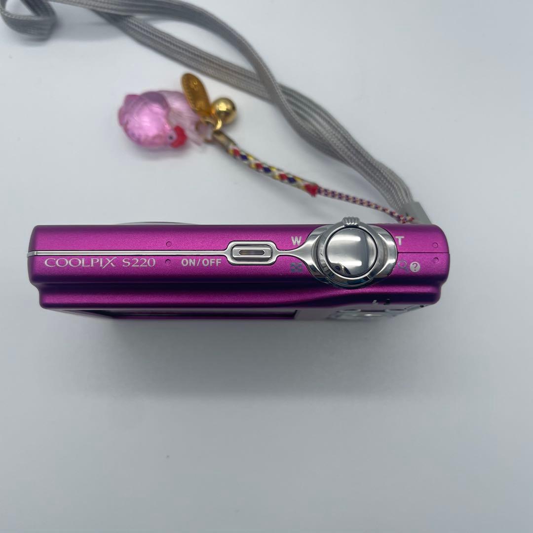 ◯Nikon COOLPIX S220 デジタル コンパクト カメラ 外箱付き