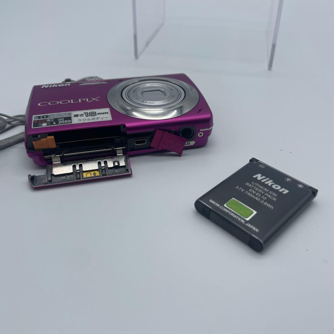 ◯Nikon COOLPIX S220 デジタル コンパクト カメラ 外箱付き