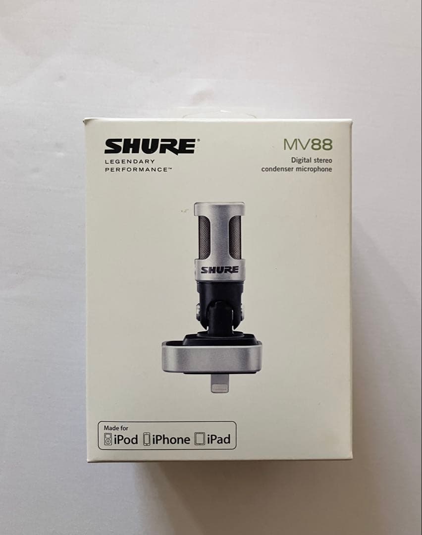 SHURE MV88 コンデンサーマイクiPhoneiPad用