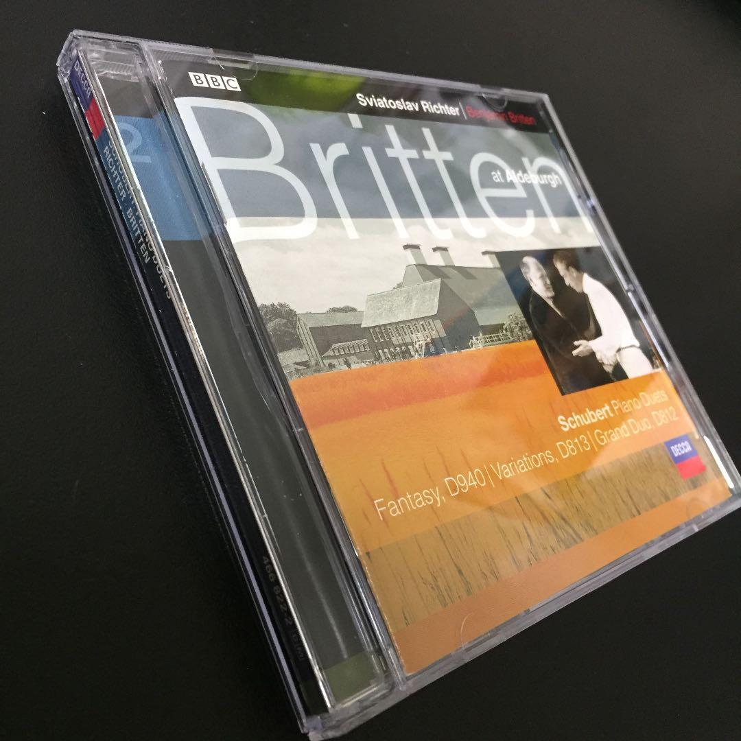 【売約済】リヒテル & ブリテン ／ シューベルト:４手
