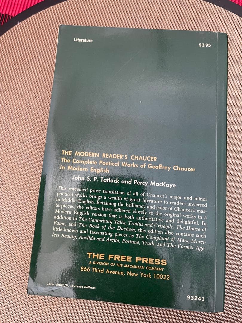 希少　The Modern Reader's Chaucer