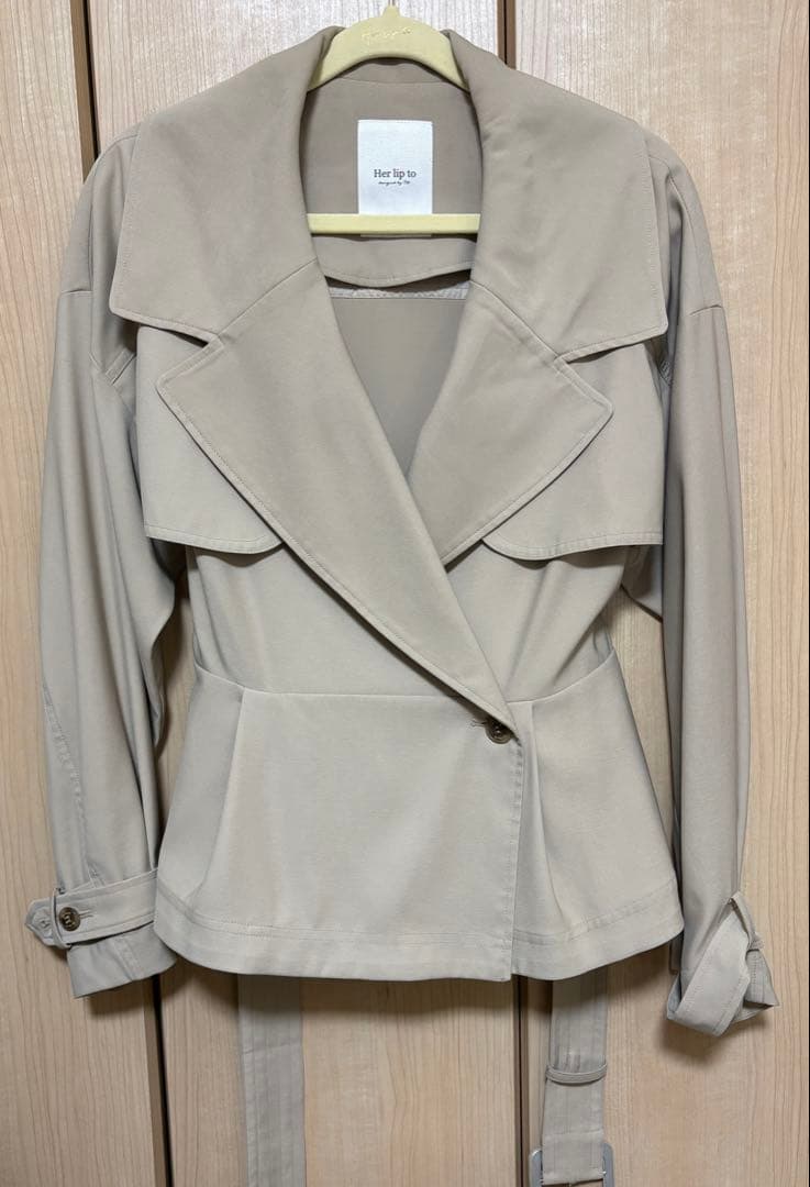 ジャケット・アウター Herlipto Everyday Belted Trench Jacket S