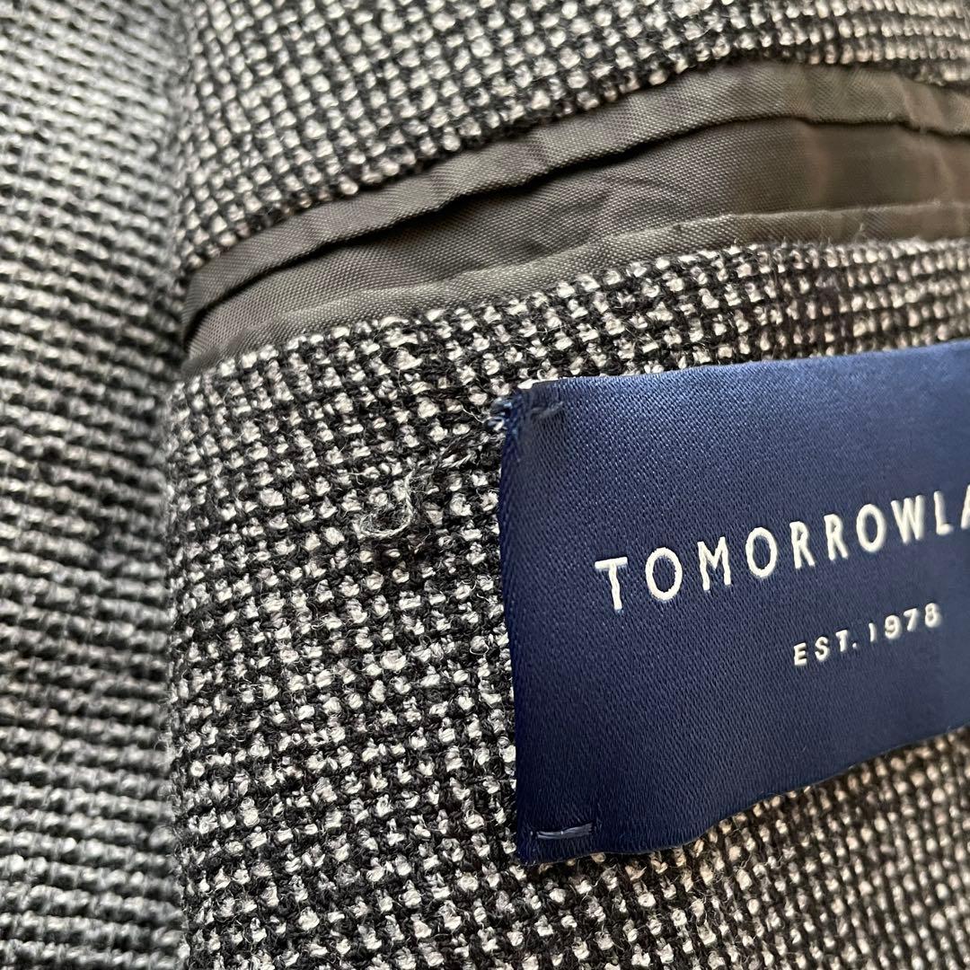 TOMORROWLAND イタリア製生地 アンコンジャケット マイクロチェック