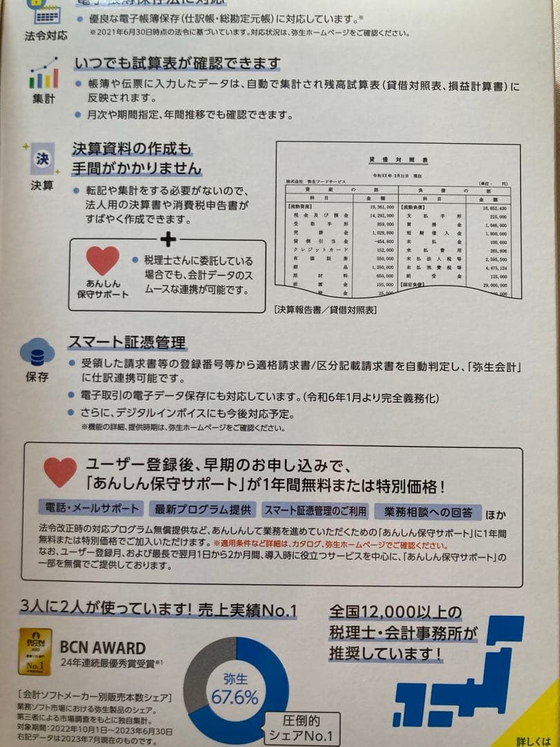 弥生会計スタンダード
