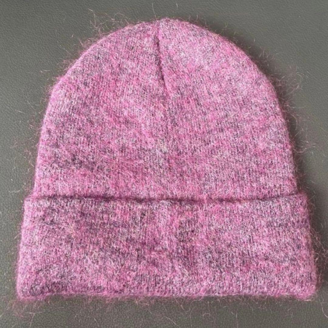 帽子 supreme mohair beanie plum 24FW