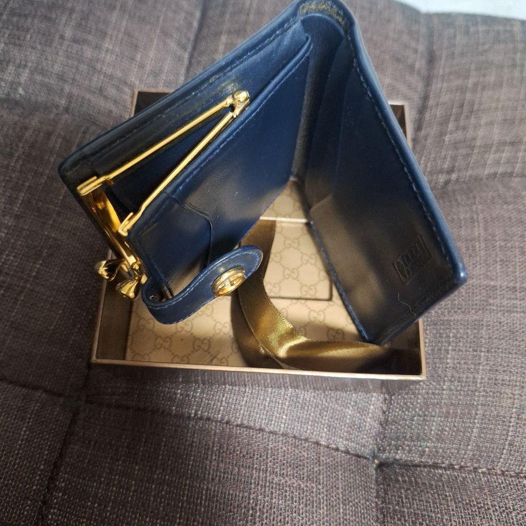 オールドGUCCI。 GGスプリーム 二つ折り財布