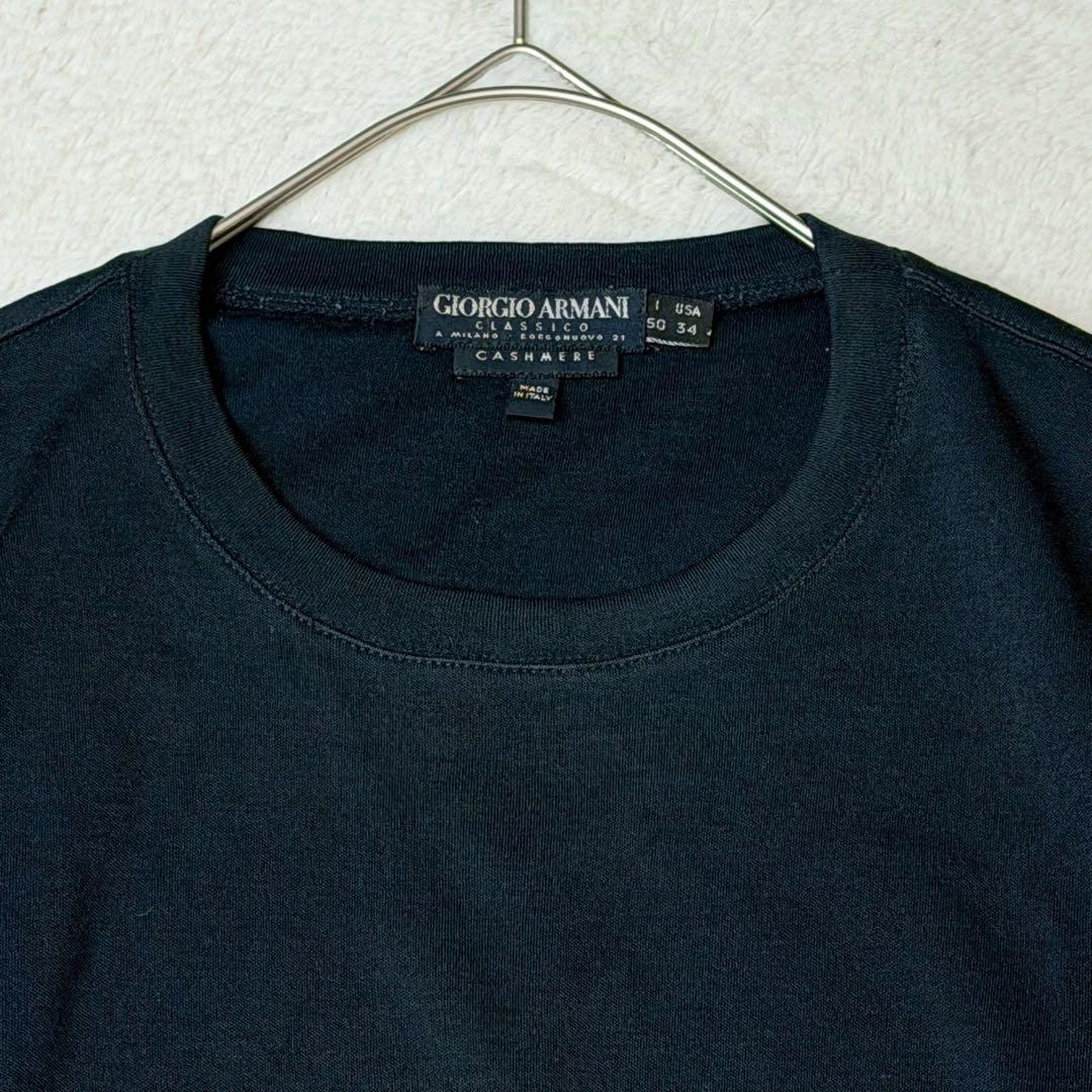 XLサイズ ジョルジオアルマーニ カシミア100% Tシャツ イタリア製