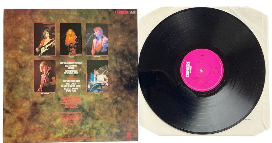 中古レコード　RAGE NICE'N’ DIRTY レイジ　邦題　危険な蜜