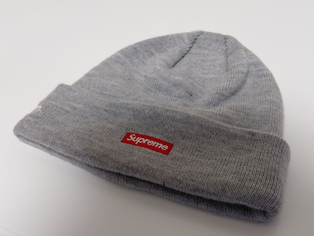 【極美品】　Supreme × New Era　ツノ S Logo　Beanie