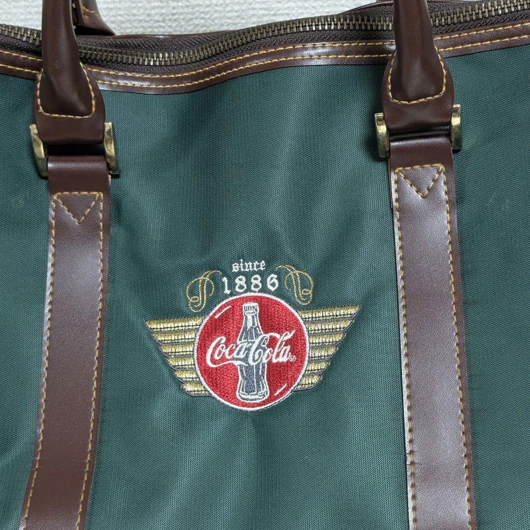 Coca-Cola 緑 ボストンバッグUESD