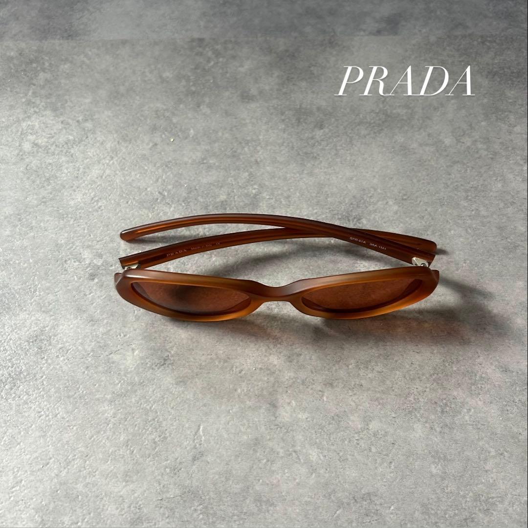 希少❗️90s archive prada sungrass シームレス　メタル