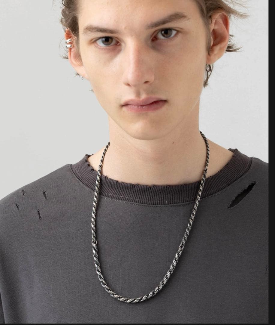 OX JEWELRy Chain Necklace ヴィンテージシルバー