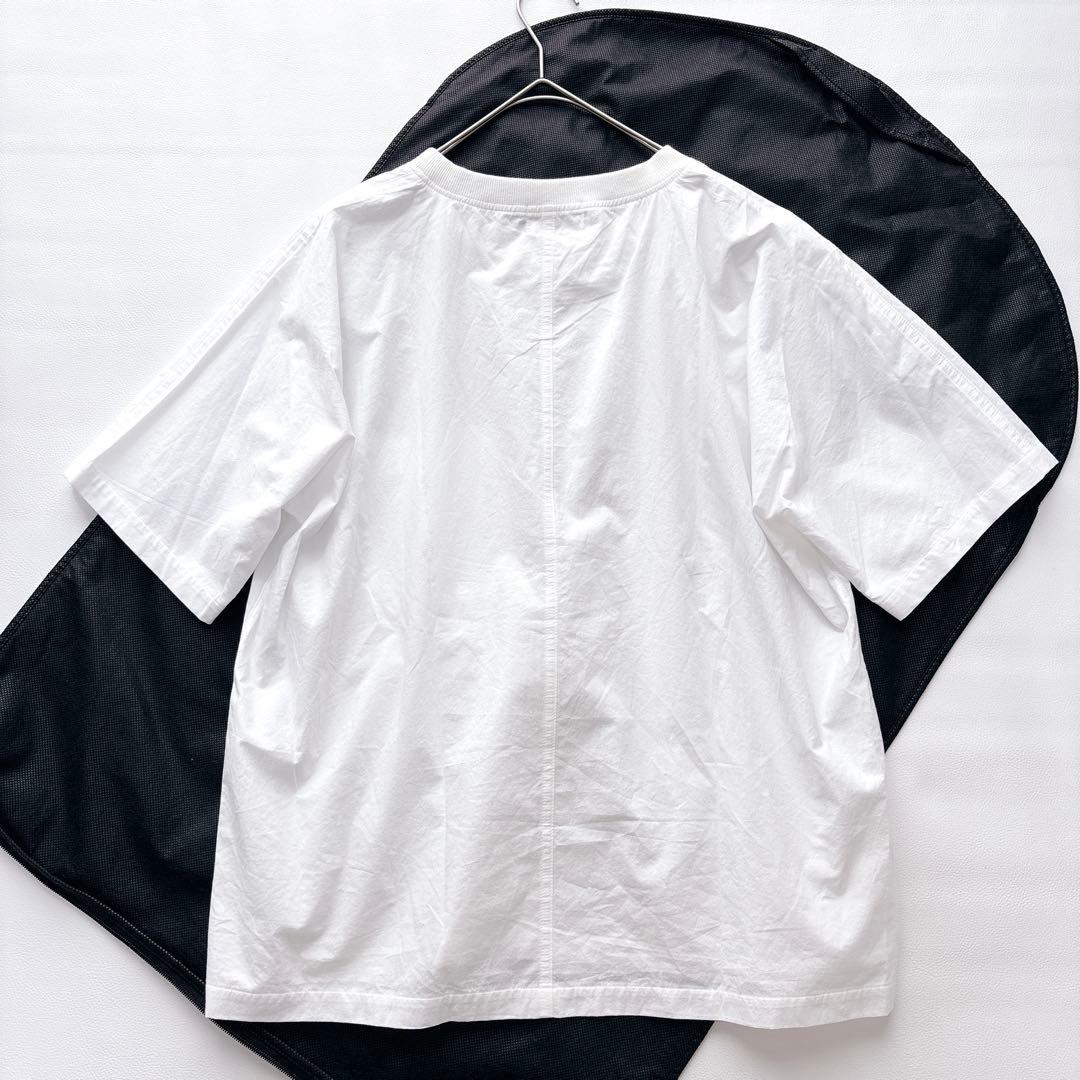 【HUIS ハウス】遠州織物 タイプライタークロス 半袖ポケット付 Tシャツ