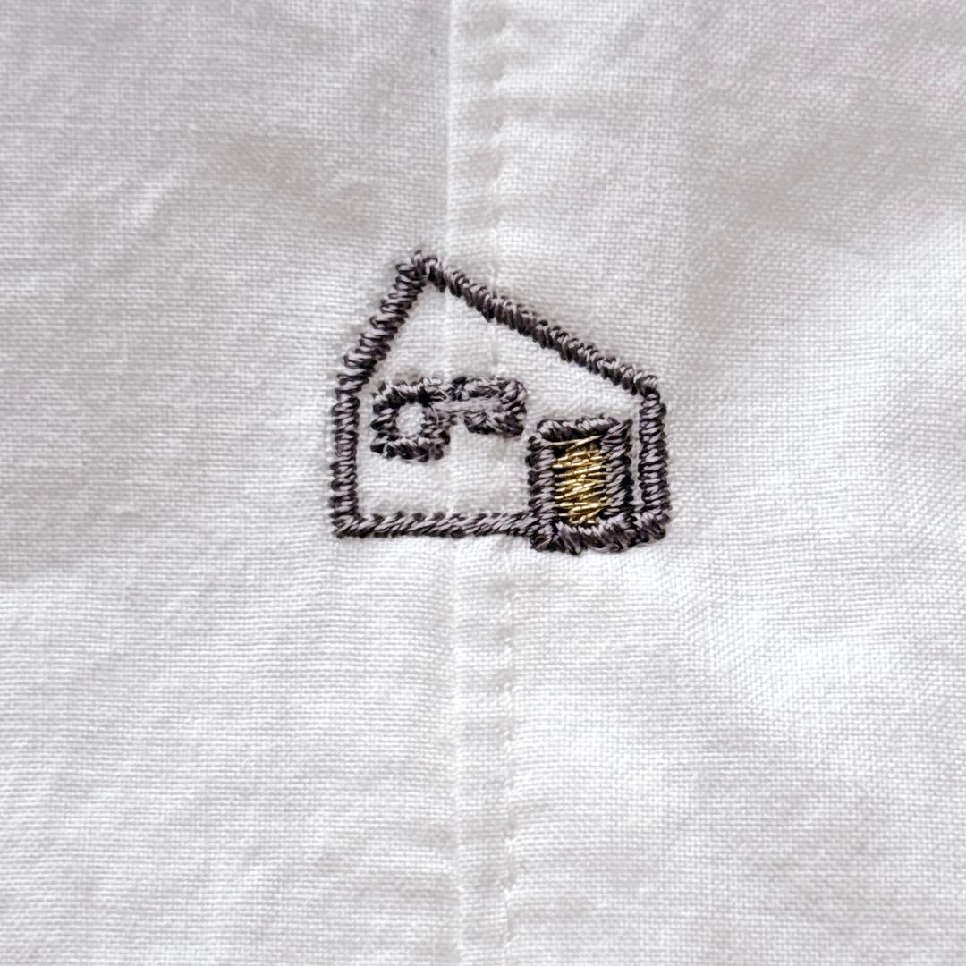 【HUIS ハウス】遠州織物 タイプライタークロス 半袖ポケット付 Tシャツ