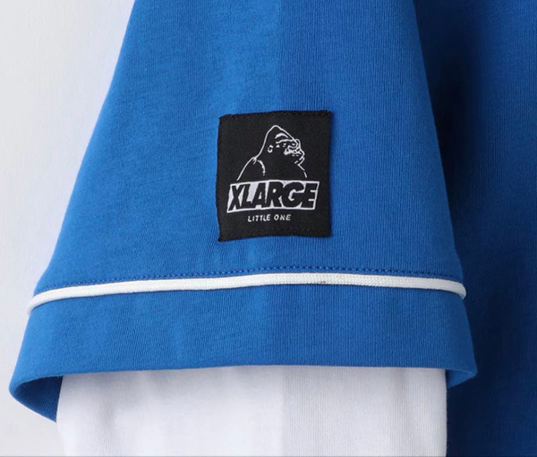 新品未使用　XLARGE KIDS レイヤード風長袖セットアップ　140cm