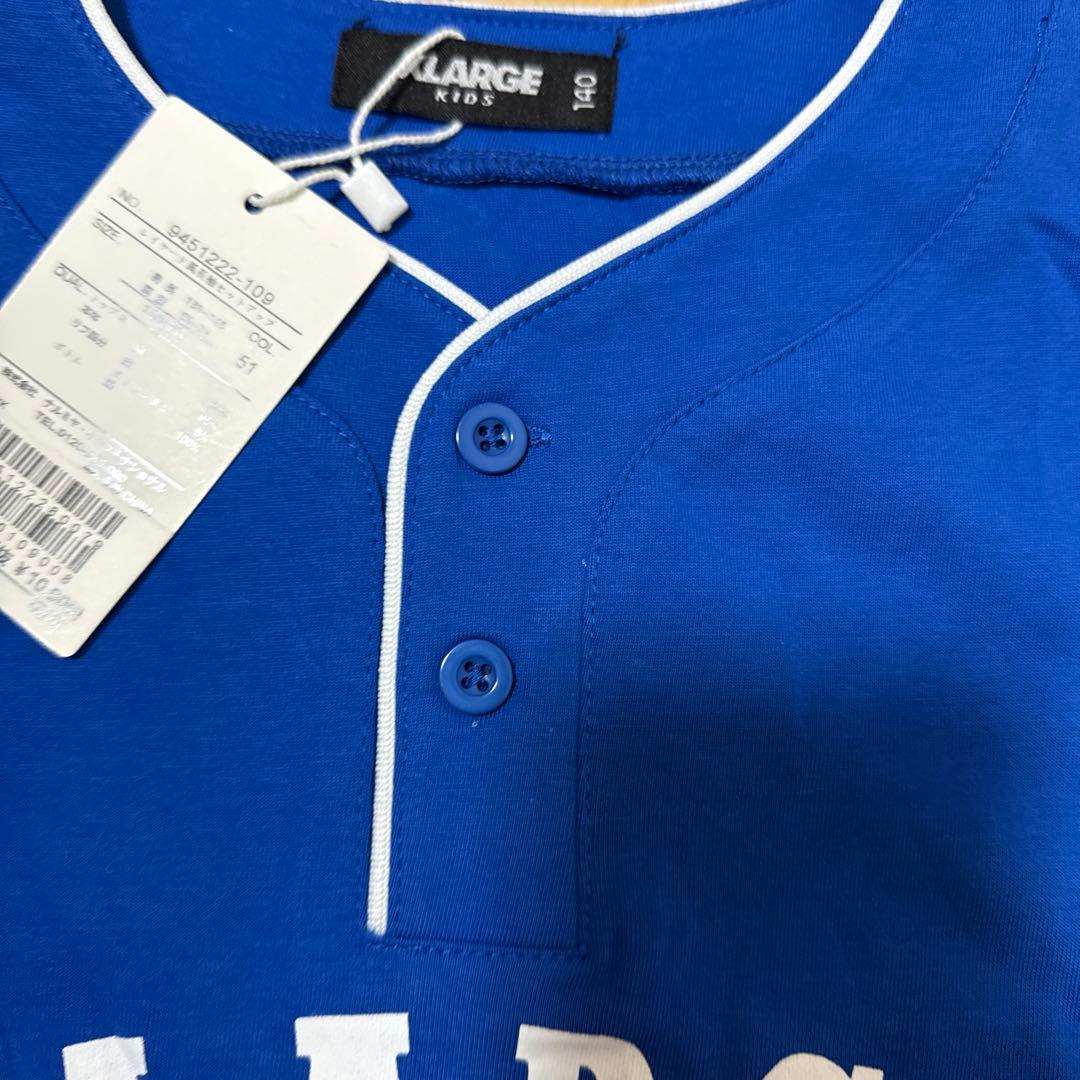 新品未使用　XLARGE KIDS レイヤード風長袖セットアップ　140cm
