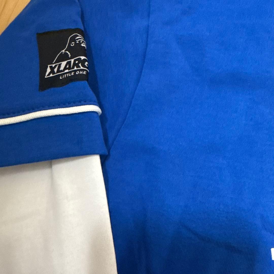 新品未使用　XLARGE KIDS レイヤード風長袖セットアップ　140cm